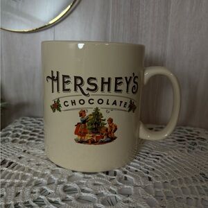 Hershey's Large Jumbo Christmas Vintage Look Mug Coffee Cup